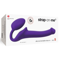 strap on me Gode + Plug STRAP-ON-ME Bendable S 15 x 3.5 cm Violet